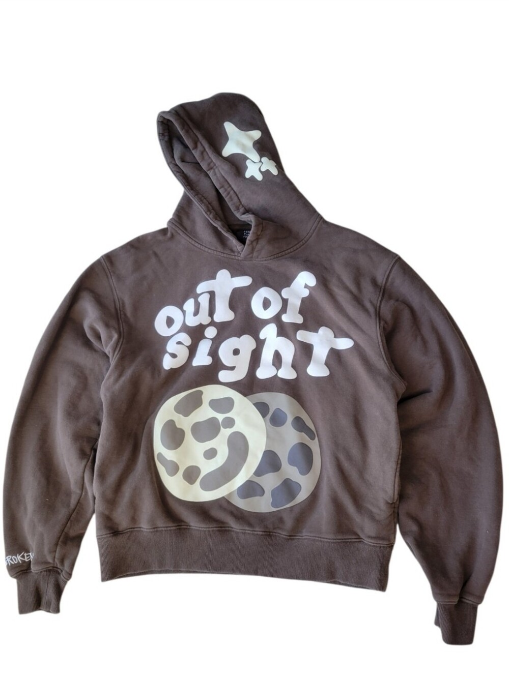 Broken Planet Out Of Sight Moon Hoodie Unisex Medium